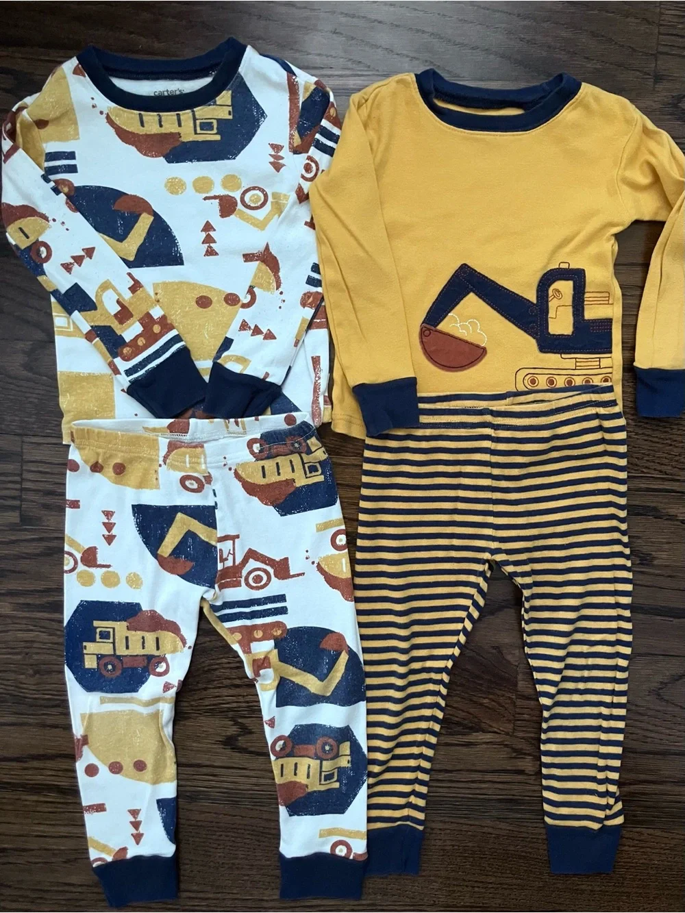 Carter’s Construction Trucks Pajama Bundle, 2T